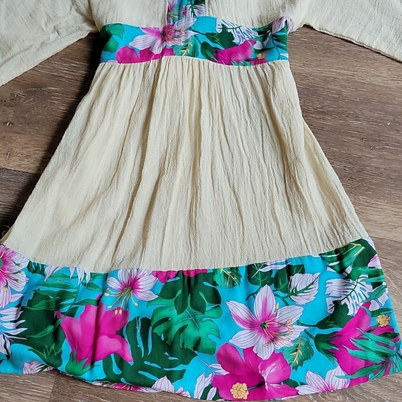 BOHEMIAN MINI DRESS SlZE M/L - Picture 4 of 6